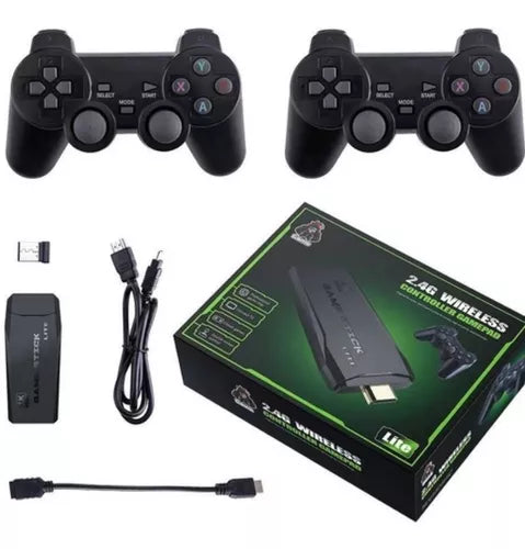 Video Game Stick Retrô 4K 2 Controles 20.000 Jogos